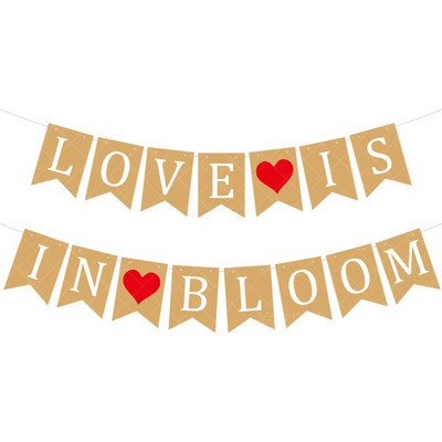 2M Valentino dienos kabantis papuošimas Reklamjuostė Blizgučiai Laiškai Meilės Širdies Gelbėjimo reklamjuostės Girliandos Valentino dienos vestuvių dekoracijos