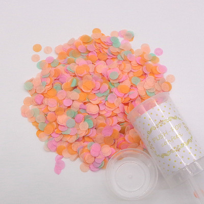 Bogate boje Push Pop Konfeti Poppers Topovi za Baby Shower Događaj Party pribor Vjenčanje Rođendanska zabava Dekoracija