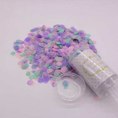 Bogate boje Push Pop Konfeti Poppers Topovi za Baby Shower Događaj Party pribor Vjenčanje Rođendanska zabava Dekoracija