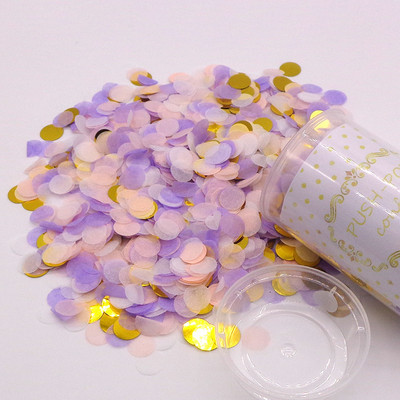 Bogate boje Push Pop Konfeti Poppers Topovi za Baby Shower Događaj Party pribor Vjenčanje Rođendanska zabava Dekoracija