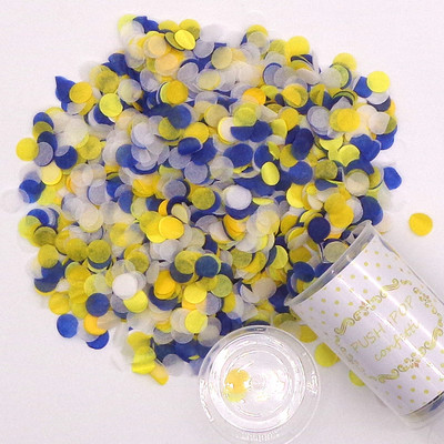 Bogate boje Push Pop Konfeti Poppers Topovi za Baby Shower Događaj Party pribor Vjenčanje Rođendanska zabava Dekoracija