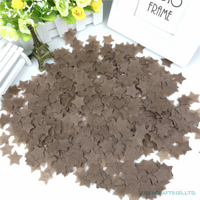 15g/maiss 2,5cm 1collas krāsains zvaigžņots salvešu papīra konfeti kāzu piederumiem viesību galda rotājumi