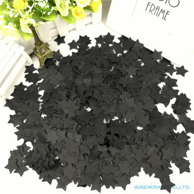 15g/maiss 2,5cm 1collas krāsains zvaigžņots salvešu papīra konfeti kāzu piederumiem viesību galda rotājumi