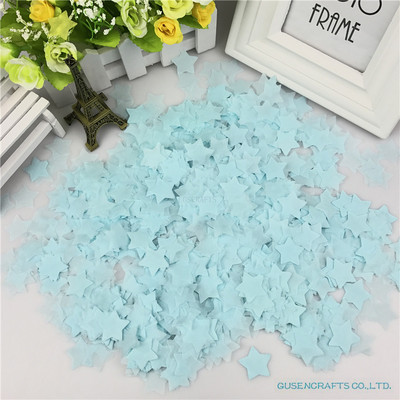 15g/maiss 2,5cm 1collas krāsains zvaigžņots salvešu papīra konfeti kāzu piederumiem viesību galda rotājumi