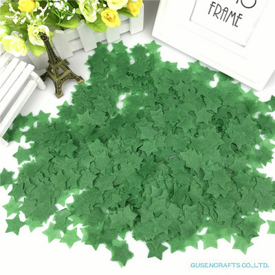 15g/maiss 2,5cm 1collas krāsains zvaigžņots salvešu papīra konfeti kāzu piederumiem viesību galda rotājumi