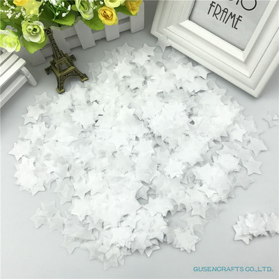 15g/maiss 2,5cm 1collas krāsains zvaigžņots salvešu papīra konfeti kāzu piederumiem viesību galda rotājumi