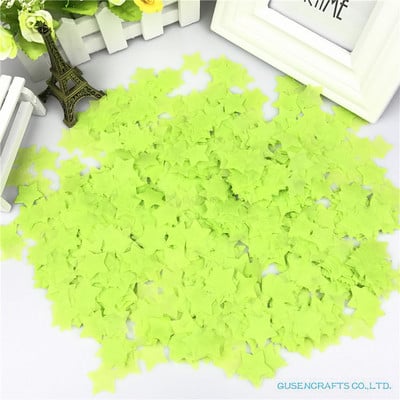 15g/maiss 2,5cm 1collas krāsains zvaigžņots salvešu papīra konfeti kāzu piederumiem viesību galda rotājumi