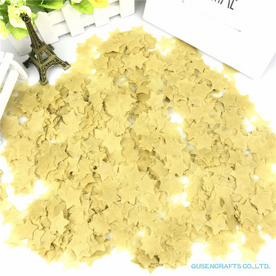 15g/maiss 2,5cm 1collas krāsains zvaigžņots salvešu papīra konfeti kāzu piederumiem viesību galda rotājumi