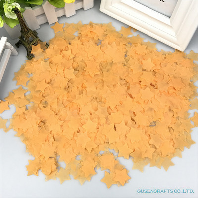 15g/maiss 2,5cm 1collas krāsains zvaigžņots salvešu papīra konfeti kāzu piederumiem viesību galda rotājumi