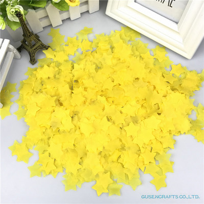 15g/maiss 2,5cm 1collas krāsains zvaigžņots salvešu papīra konfeti kāzu piederumiem viesību galda rotājumi