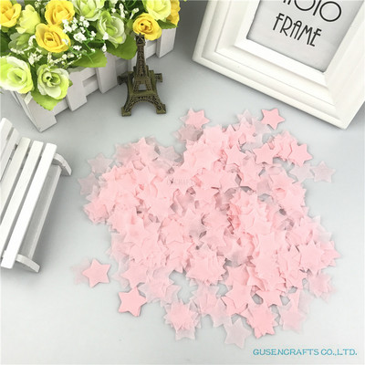 15g/maiss 2,5cm 1collas krāsains zvaigžņots salvešu papīra konfeti kāzu piederumiem viesību galda rotājumi