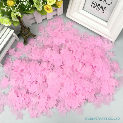 15g/maiss 2,5cm 1collas krāsains zvaigžņots salvešu papīra konfeti kāzu piederumiem viesību galda rotājumi