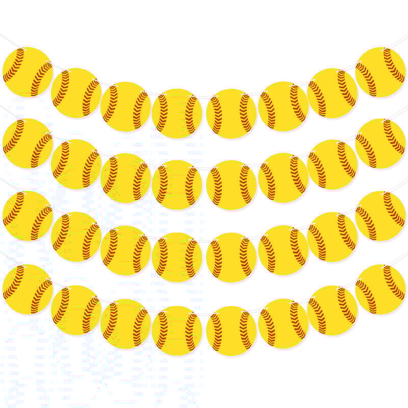 Sporta ballītes noformējums Reklāmkarogs Futbols Volejbols Regbijs Futbols Basketbols Beisbols Papīra vītnes ballītes norises vietas noformējums