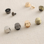 Betim 10 buc. Nituri din aliaj de zinc de înaltă calitate, cu șuruburi pentru spate, piciorușe, șuruburi metalice, pentru bricolaj, accesorii modificate pentru geanta din piele