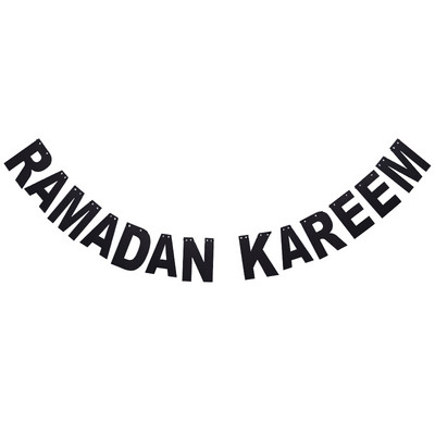 HAJJ MUBARAK Eid Mubarak Reklāmkarogs Ramadan Kareem papīra vītne mājām islāma musulmaņu festivāla ballīte Karoga karoga dekoru piederumi