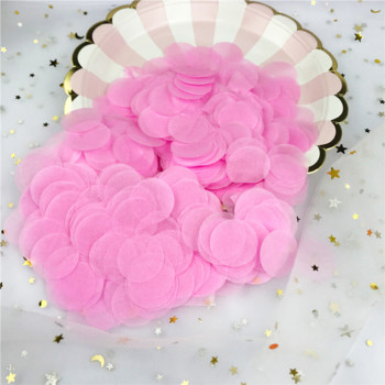 2,5 cm 10g ανά σακούλα Πολύχρωμο ροζ χρυσό χαρτί στρογγυλό κομφετί για μπαλόνι Πρωτοχρονιάτικο Διακοσμητικό Τραπεζιού Γάμου Γάμου