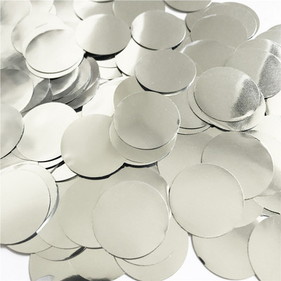 2,5 cm 10 g po vrećici Šareni ružičasti zlatni svileni papir Okrugli konfeti za balone Nova godina Vjenčanje Rođendanska zabava Dekoracije za stol