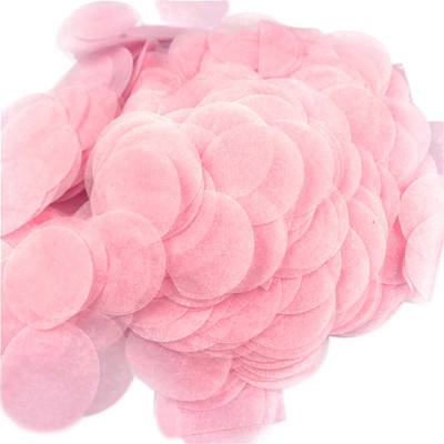 2,5 cm 10 g po vrećici Šareni ružičasti zlatni svileni papir Okrugli konfeti za balone Nova godina Vjenčanje Rođendanska zabava Dekoracije za stol