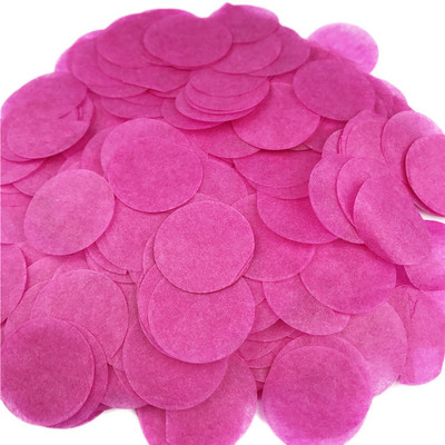 2,5 cm 10 g po vrećici Šareni ružičasti zlatni svileni papir Okrugli konfeti za balone Nova godina Vjenčanje Rođendanska zabava Dekoracije za stol