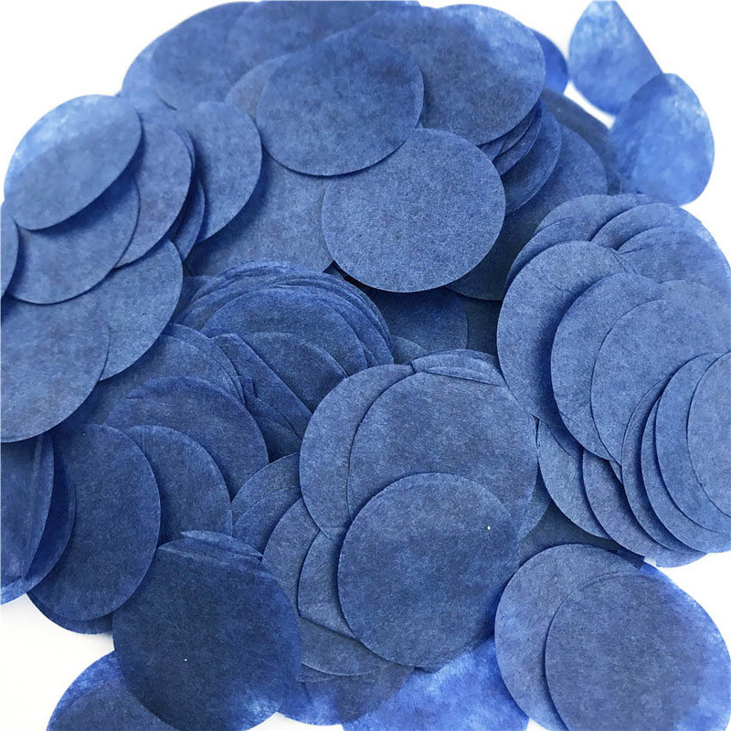 2,5 cm 10 g po vrećici Šareni ružičasti zlatni svileni papir Okrugli konfeti za balone Nova godina Vjenčanje Rođendanska zabava Dekoracije za stol