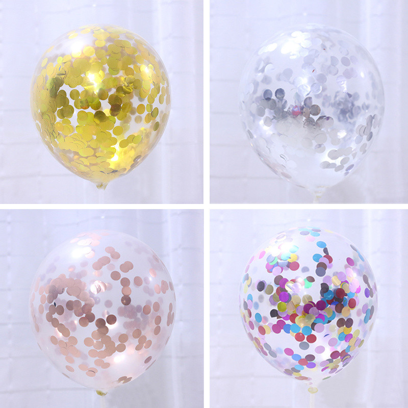 2,5 cm 10 g po vrećici Šareni ružičasti zlatni svileni papir Okrugli konfeti za balone Nova godina Vjenčanje Rođendanska zabava Dekoracije za stol