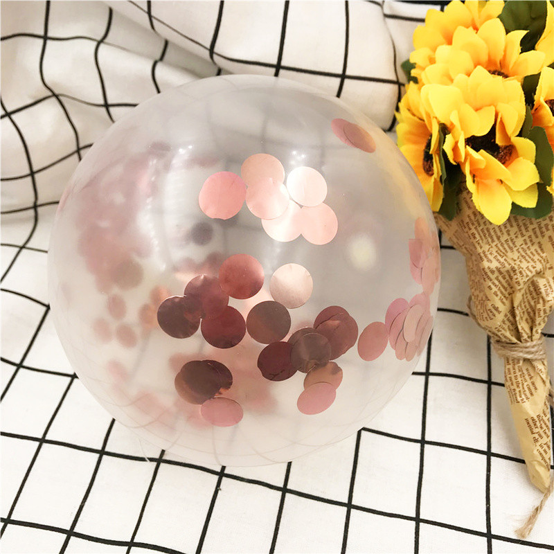 2,5 cm 10 g po vrećici Šareni ružičasti zlatni svileni papir Okrugli konfeti za balone Nova godina Vjenčanje Rođendanska zabava Dekoracije za stol