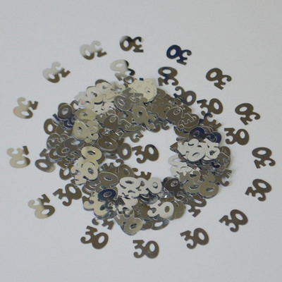 15 g melna sudraba konfeti cipars 13 16 18 20 21 30 40 50 60 70 80 Daudz laimes dzimšanas dienas svinību galda izkaisītie rotājumi