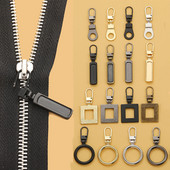 2-10db Levehető fém cipzár lehúzók cipzár csúszkákhoz Fejcipzárok Javítókészletek Cipzárhúzó fül Barkács varrótáskák kabát