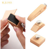 Smilšpapīra slīpēšanas bloks DIY koka miecēts instruments Ādas malu aplīmēšanas pulēšanas rīks koka malu slīpēšanai smilšpapīra apstrādes instrumenti