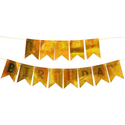 Daudz laimes dzimšanas dienā Reklāmkarogs Spogulis Zelts Sudrabs Sarkans Zils Daudz laimes dzimšanas dienā Bunding Garland Karogi Foto kabīnes bērnu dušas dekors