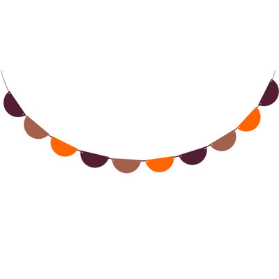 Vintage haki brūnas kafijas vimpeļi ķekaru reklāmkarogs Kāzu/Ziemassvētku dienas/dzimšanas dienas ballīšu karogi Iekaramie vītnes dekorēšanas piederumi