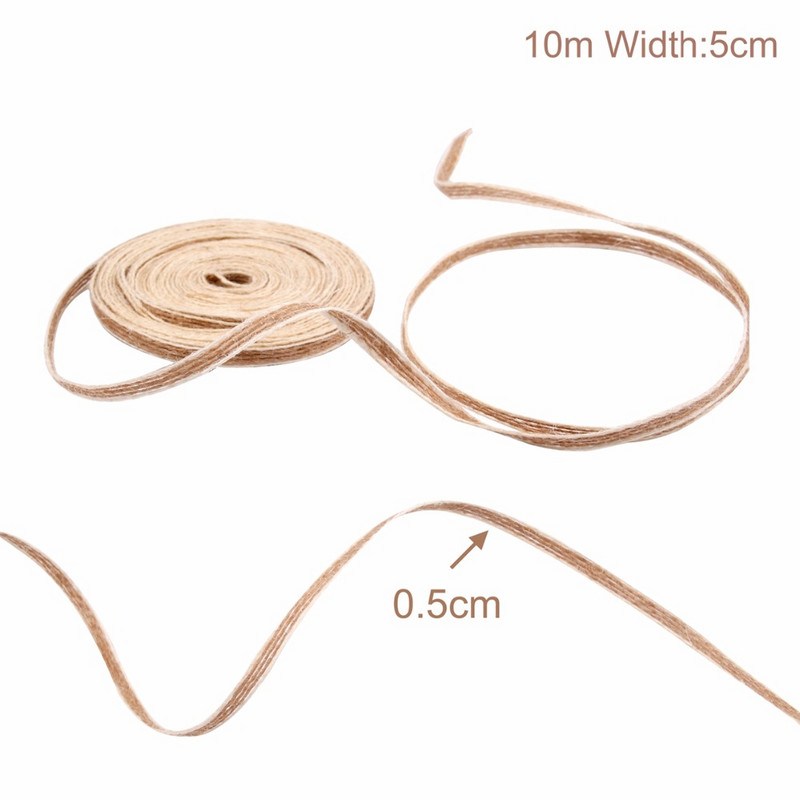 FENGRISE linu kaņepju lente balta līnija kaņepju lente smalka kaņepju virve balta līnija lentes rullītis zemniecisks mājas dekorēšanas aksesuāri