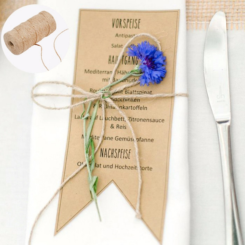 FENGRISE linu kaņepju lente balta līnija kaņepju lente smalka kaņepju virve balta līnija lentes rullītis zemniecisks mājas dekorēšanas aksesuāri