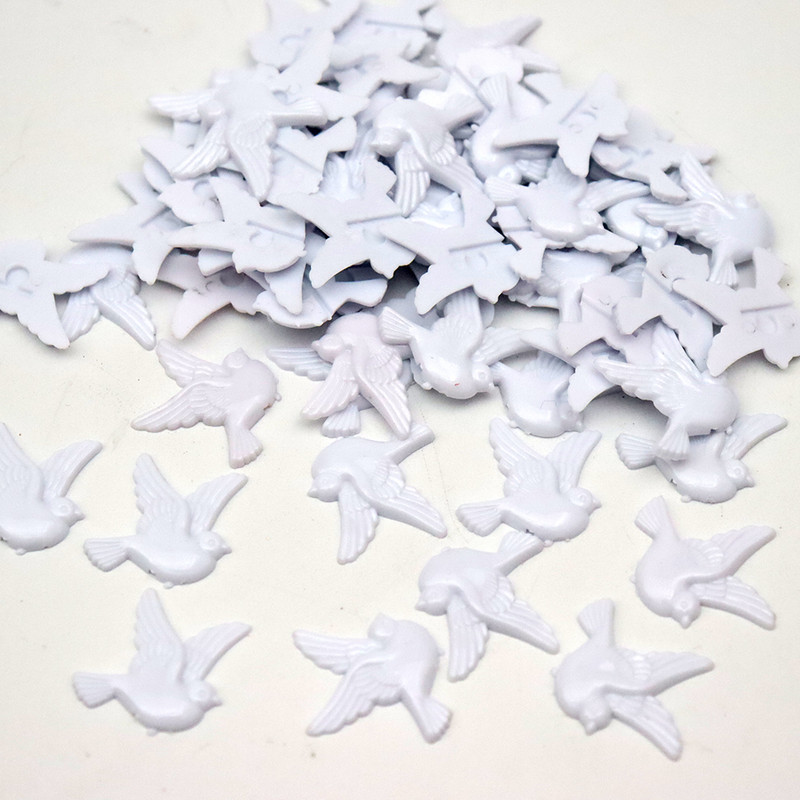 10gab Mini Cute Peace Dove Forma Sudrabs Zelts Balts DIY Kaklarota Piespraudes Rokassprādzes Piespraudes Ziemassvētku Dāvanas Ballīšu Dekorācijas
