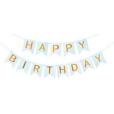 Pasztell Macaron Big BOLDOG SZÜLETÉSNAPOT Banner Füzér Fiú Lány Szivárvány Egyszarvú Gyerekek Születésnapi Party Dekoráció Sármány babazuhany