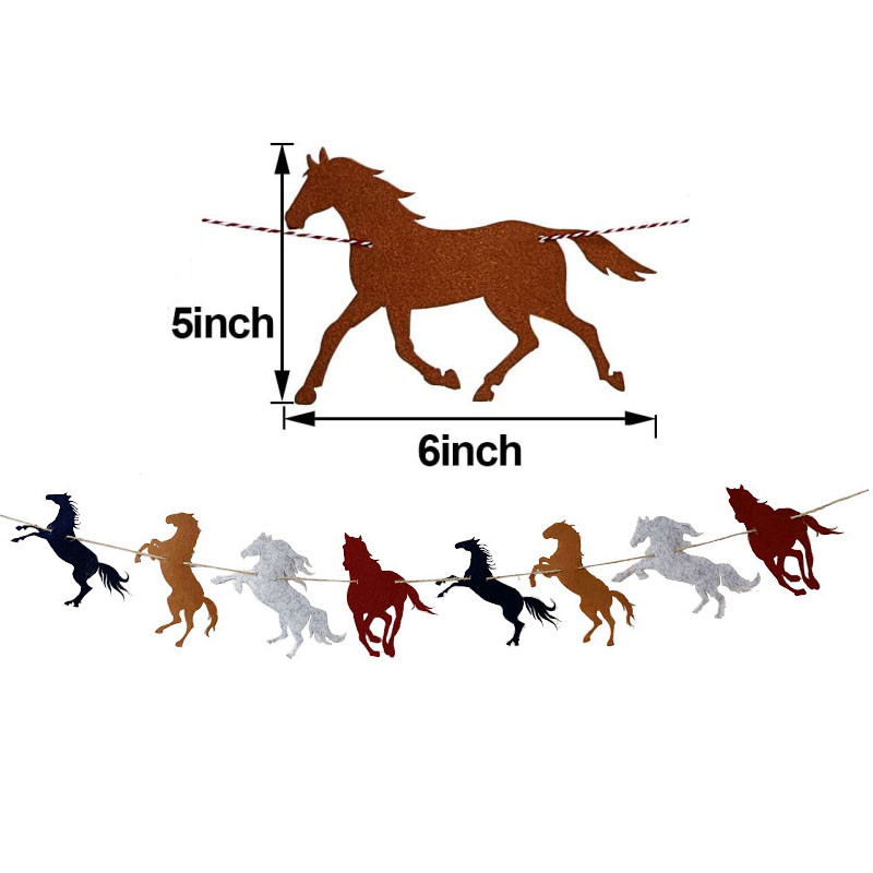 Zirgu vītnes reklāmkarogs Zirgu skriešanās sacīkšu straume Zirgu ballītes vītne zirgu skriešanās sacīkstēm dzimšanas dienas kāzu ballītes dekorēšanai