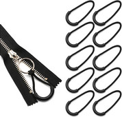 10 db cipzár húzó lehúzó vége illeszkedik kötél címke csere klip Törött csat rögzítő cipzár fül Utazótáska Bőrönd sátor