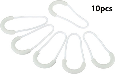 10 db cipzár húzó lehúzó vége illeszkedik kötél címke csere klip Törött csat rögzítő cipzár fül Utazótáska Bőrönd sátor