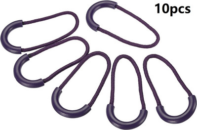 10 db cipzár húzó lehúzó vége illeszkedik kötél címke csere klip Törött csat rögzítő cipzár fül Utazótáska Bőrönd sátor