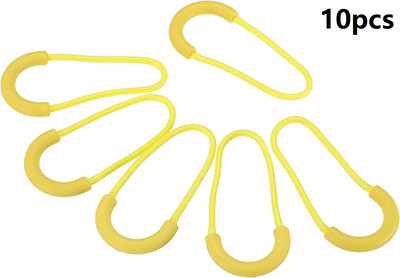 10 db cipzár húzó lehúzó vége illeszkedik kötél címke csere klip Törött csat rögzítő cipzár fül Utazótáska Bőrönd sátor