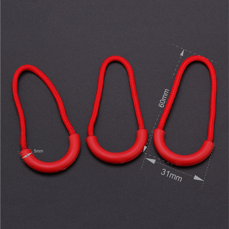 10 db cipzár húzó lehúzó vége illeszkedik kötél címke csere klip Törött csat rögzítő cipzár fül Utazótáska Bőrönd sátor