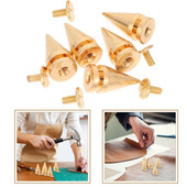 5 gab. Spikes Apģērbs Amatniecības kniedes Metāls DIY kniedes Decked Aksesuāri Daudzkrāsains konusa sakausējuma panku komplekts