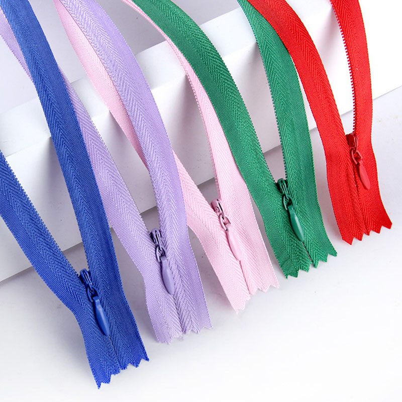 10 τμχ 20cm 35cm 45cm 50cm 60cm 65cm Long Invisible Zippers Nylon Coil Zipper Tairor For Handcraft Sewing Πανί Αξεσουάρ