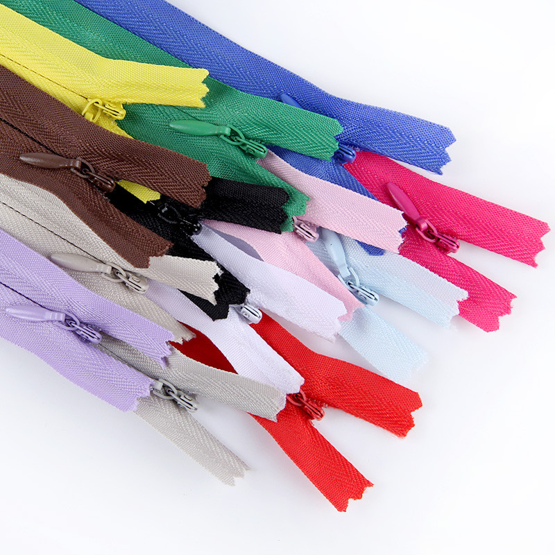 10 τμχ 20cm 35cm 45cm 50cm 60cm 65cm Long Invisible Zippers Nylon Coil Zipper Tairor For Handcraft Sewing Πανί Αξεσουάρ