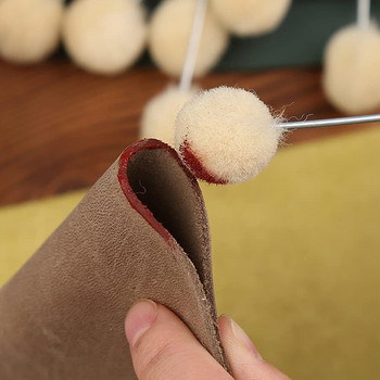 40 τμχ Μαλλί Daubers Ball Applicators Crafts Wool Daubers Dye Wool Ball Applicators