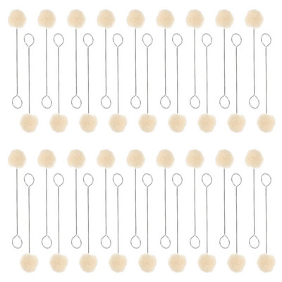 40 τμχ Μαλλί Daubers Ball Applicators Crafts Wool Daubers Dye Wool Ball Applicators
