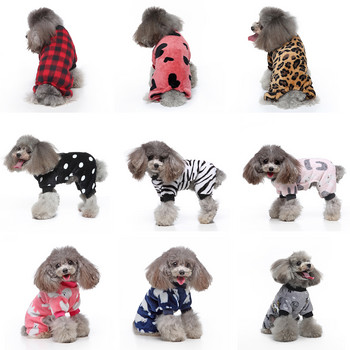 Πιτζάμες για σκύλους χειμώνα Pomeranian Ρούχα αποκριάτικων τύπων Ζεστή φόρμα παλτό για μικρό κατοικίδιο κουτάβι γάτα Chihuahua Onesie