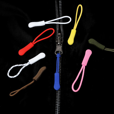 10/20Pcs Zipper Pull Puller End Fit Rope Tag Replacement Clip Broken Buckle Fixer Zip Cord Tab Suitcase Tent Backpack Travel Bag