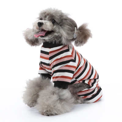 2023. gada mazs suns, kaķis, svītrains kombinezons, pidžamas, krekli, mājdzīvnieku kucēnu naktskrekls, bikses maziem, vidējiem suņiem, kaķiem, franču buldogu apģērbiem