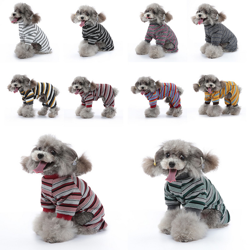 2023. gada mazs suns, kaķis, svītrains kombinezons, pidžamas, krekli, mājdzīvnieku kucēnu naktskrekls, bikses maziem, vidējiem suņiem, kaķiem, franču buldogu apģērbiem